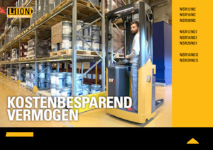 Regalové zakladače s plošinou pro řidiče Caterpillar NSR20N2S