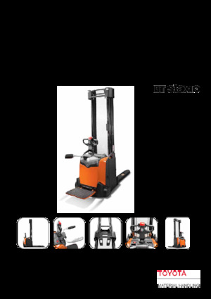 Regalové zakladače s plošinou pro řidiče Toyota SPE120