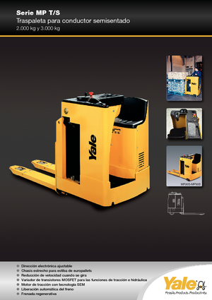 Nízkozdvižné vozíky s plošinou pro řidiče Yale MP 20 T