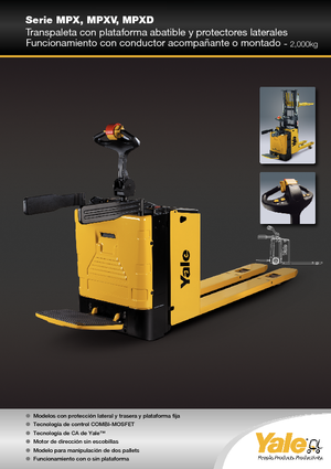 Nízkozdvižné vozíky s plošinou pro řidiče Yale MP20X 