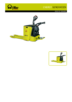 Nízkozdvižné vozíky s plošinou pro řidiče PRAMAC Lifter QX 22