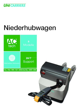 Nízkozdvižné vozíky se sedadlem pro řidiče UniCarriers Ergo XLL 200