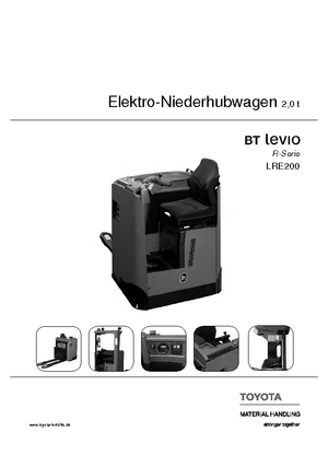 Nízkozdvižné vozíky se sedadlem pro řidiče BT LRE 200 