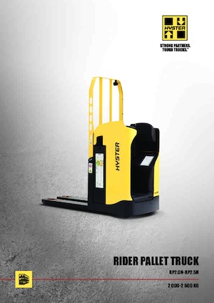 Nízkozdvižné vozíky se sedadlem pro řidiče Hyster RP2.0N
