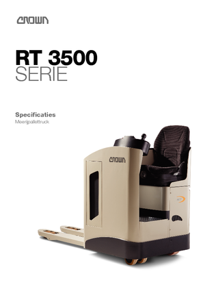 Nízkozdvižné vozíky se sedadlem pro řidiče Crown RT 3520-2.2