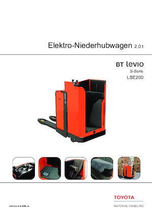 Nízkozdvižné vozíky se sedadlem pro řidiče Toyota LSE200