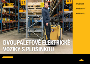Nízkozdvižné vozíky s plošinou pro řidiče Caterpillar NPF20N3DS