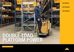 Nízkozdvižné vozíky s plošinou pro řidiče Caterpillar NPV20N3D