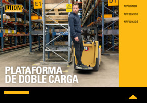 Nízkozdvižné vozíky s plošinou pro řidiče Caterpillar NPV20N3D