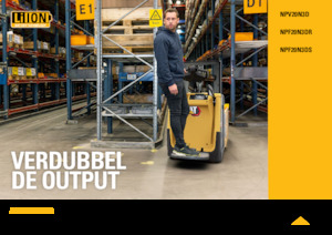 Nízkozdvižné vozíky s plošinou pro řidiče Caterpillar NPV20N3D