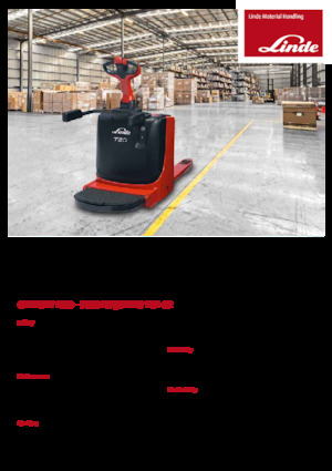 Ruční paletové vozíky Linde T20P