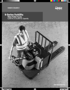 Čelní vysokozdvižné elektrické vozíky Doosan B30ER-9 