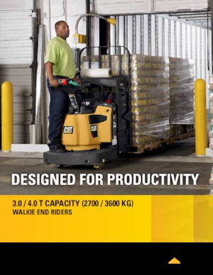 Nízkozdvižné vozíky s plošinou pro řidiče Caterpillar WR30