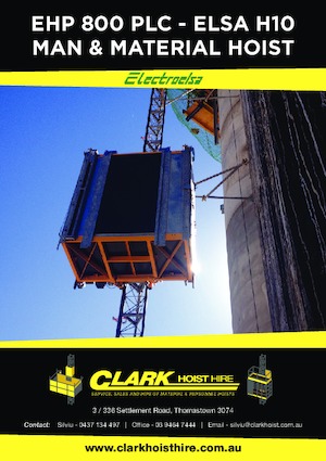 Stavební výtahy Electroelsa ELSA H10