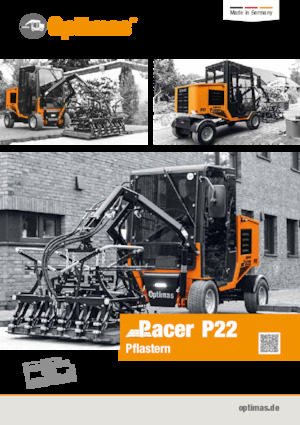 Stroje na pokládku dlažby Optimas Pacer P 22