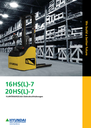 Ruční paletové vozíky Hyundai 20 HSL 7