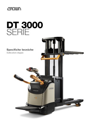 Ruční paletové vozíky Crown DT 3040-2.0 TL