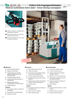 Ruční paletové vozíky Baka EGGT 89-1604