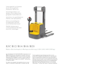 Ruční paletové vozíky Jungheinrich EJC B14