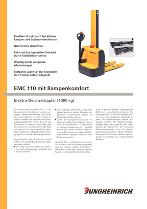 Ruční paletové vozíky Jungheinrich EMC 110 RK