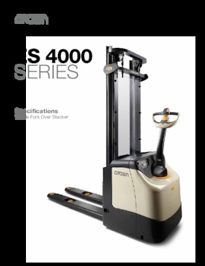 Ruční paletové vozíky Crown ES 4000-35 TL-3260