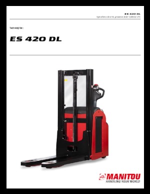 Ruční paletové vozíky Manitou ES 420DL