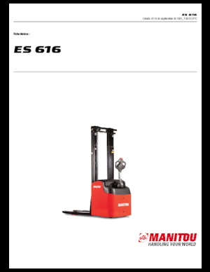 Ruční paletové vozíky Manitou ES 616