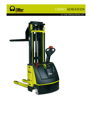 Ruční paletové vozíky PRAMAC Lifter LX 14/45 Triplex IL