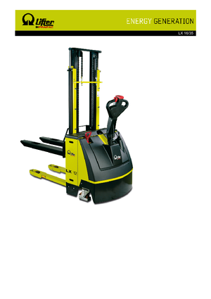 Ruční paletové vozíky PRAMAC Lifter LX 16/35
