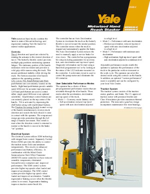 Ruční paletové vozíky Yale MRW030-E