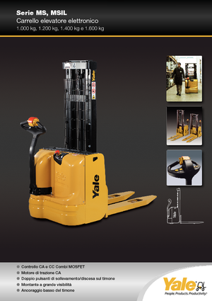 Ruční paletové vozíky Yale MS10E