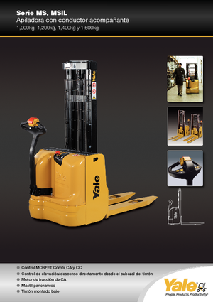 Ruční paletové vozíky Yale MS10E