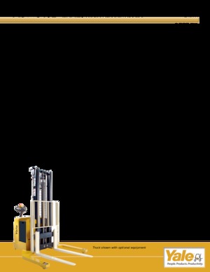 Ruční paletové vozíky Yale MSW040-E