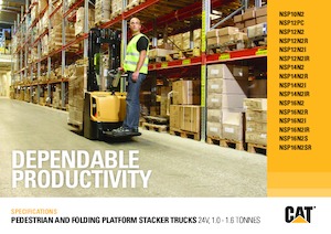 Ruční paletové vozíky Caterpillar NSP12PC