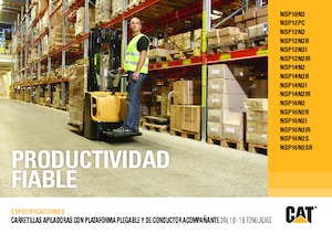 Ruční paletové vozíky Caterpillar NSP12PC