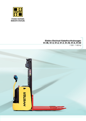 Ruční paletové vozíky Hyster S1.6IL