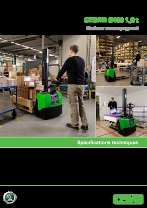 Ruční paletové vozíky Cesab S 110 S