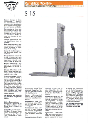 Ruční paletové vozíky CVitalia S 15/16