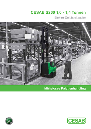 Ruční paletové vozíky Cesab S 212 L