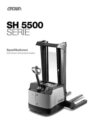 Ruční paletové vozíky Crown SH 5540-1.8 TL