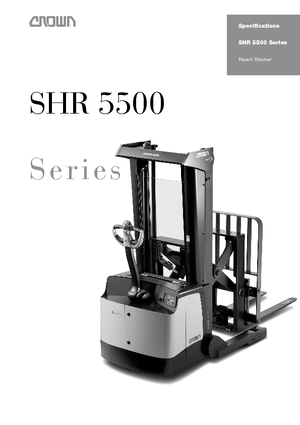 Ruční paletové vozíky Crown SHR 5540-1.6 TT