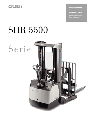 Ruční paletové vozíky Crown SHR 5520-1.35 TT
