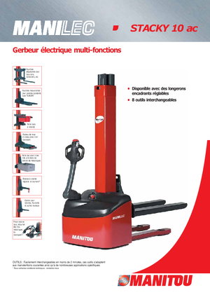 Ruční paletové vozíky Manitou Stacky FR-D 28