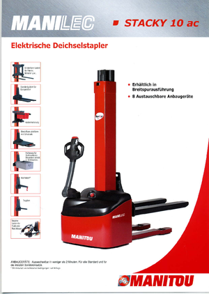 Ruční paletové vozíky Manitou Stacky FR-D 28