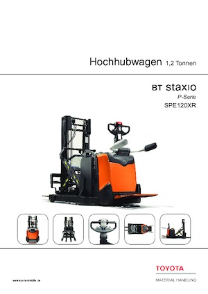 Ruční paletové vozíky BT SPE 120 XR
