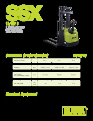 Ruční paletové vozíky Clark SSX 18