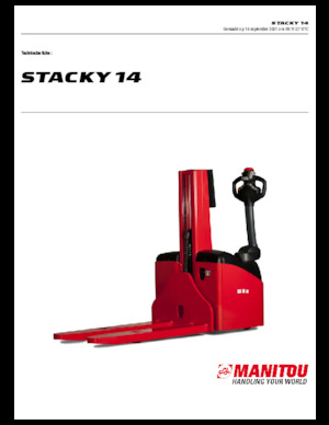 Ruční paletové vozíky Manitou Stacky 14
