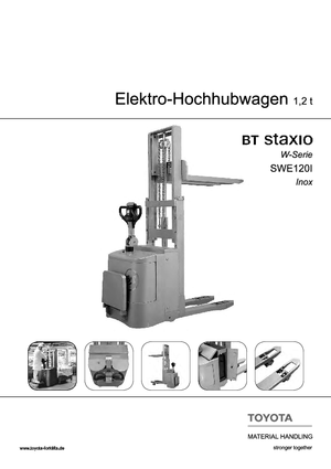 Ruční paletové vozíky BT SWE 120 I 