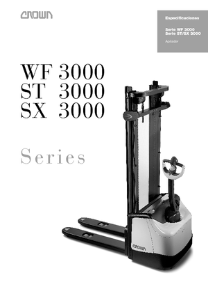 Ruční paletové vozíky Crown WF 3000-1.0 NT