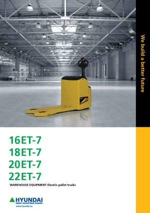 Ruční paletové vozíky Hyundai 20 ET 7